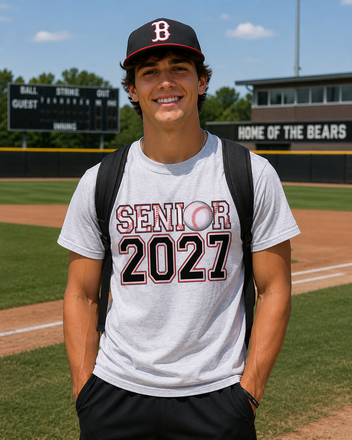 SENIOR BASEBALL 2027 TEE