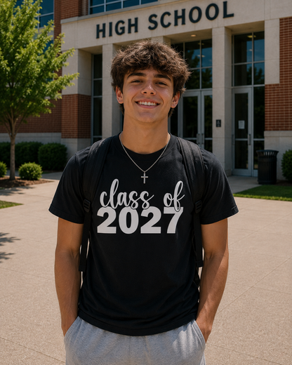 CLASS OF 2027 BLOCK TEE