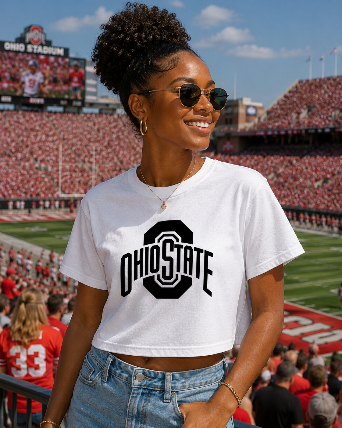 OHIO STATE BOXY TEE