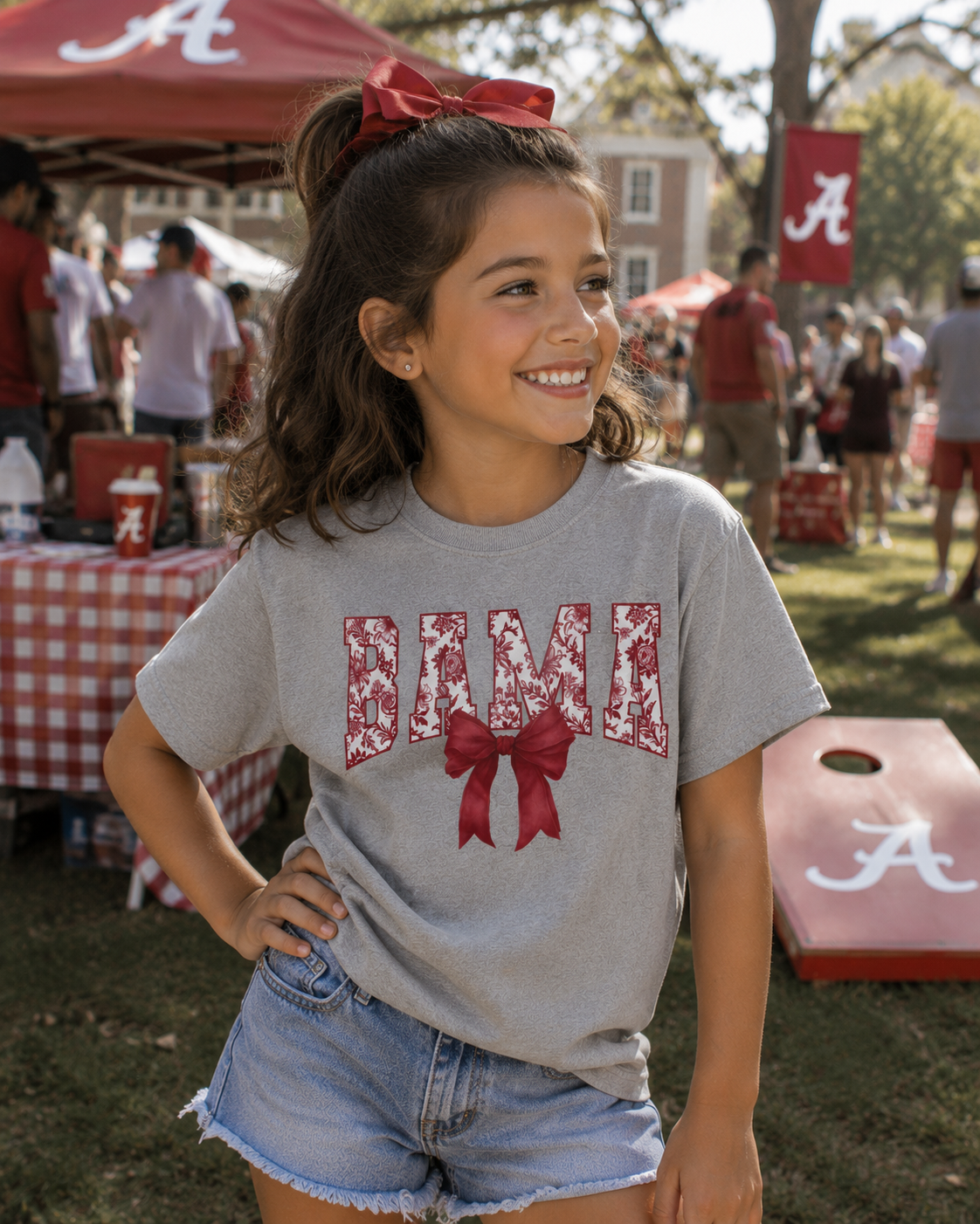 BAMA BOW TEE